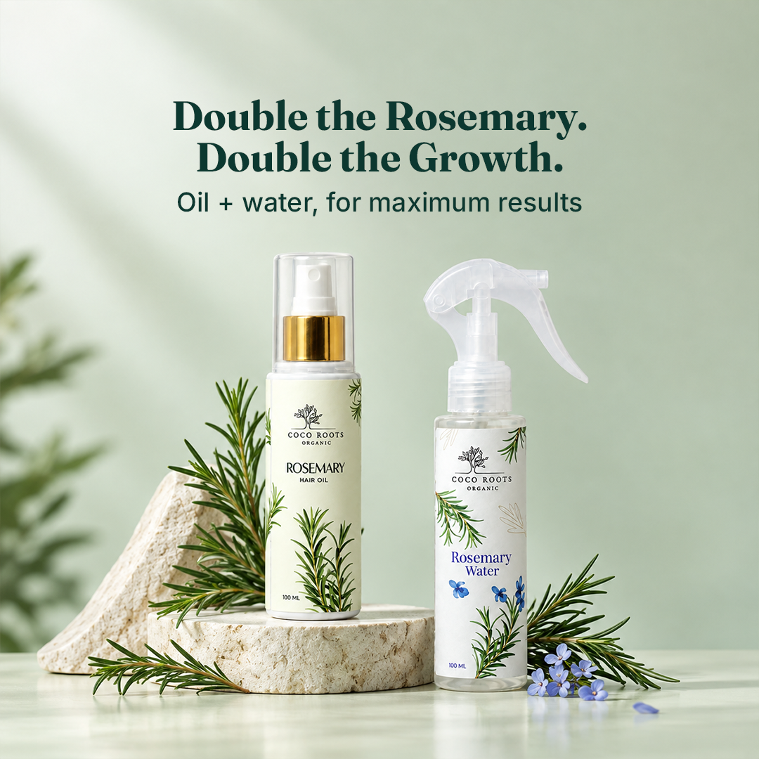 Rosemary oil + Rosemary water combo