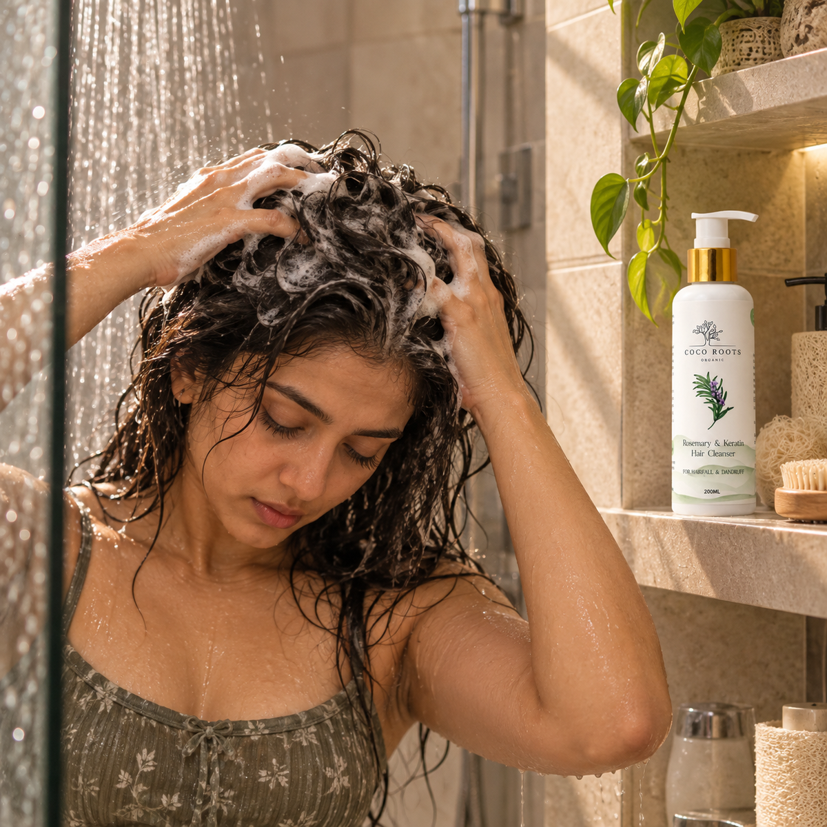 {"type":"root","children":[{"type":"paragraph","children":[{"type":"text","value":"Apply to wet hair and scalp, massage gently to create a lather, and rinse thoroughly with water."}]}]}