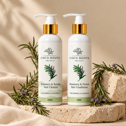 Rosemary & Keratin Cleanser with Rosemary & Protein Conditioner Combo