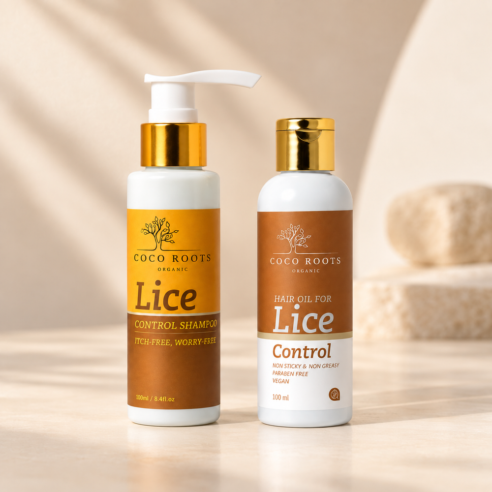 Coco Roots Lice Oil and Lice Shampoo Combo