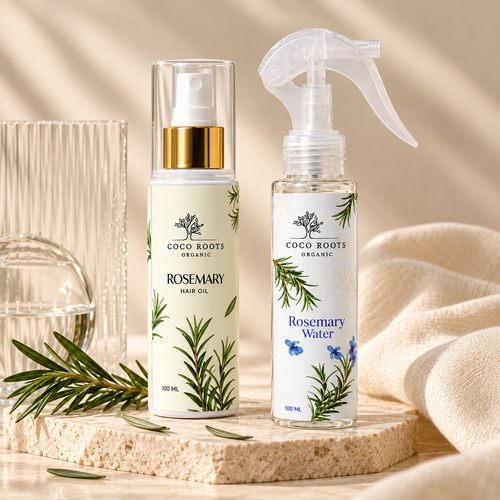 Coco Roots Rosemary Oil and Rosemary Water Combo