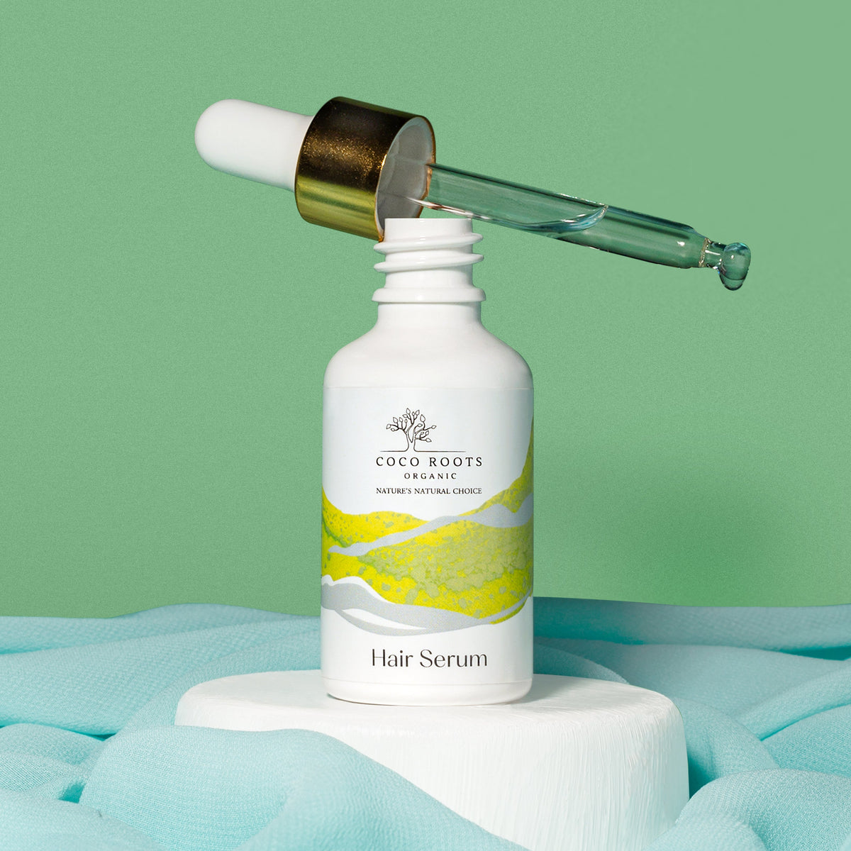 Anti Frizz Hair Serum With Argan & Vitamin-E Oil