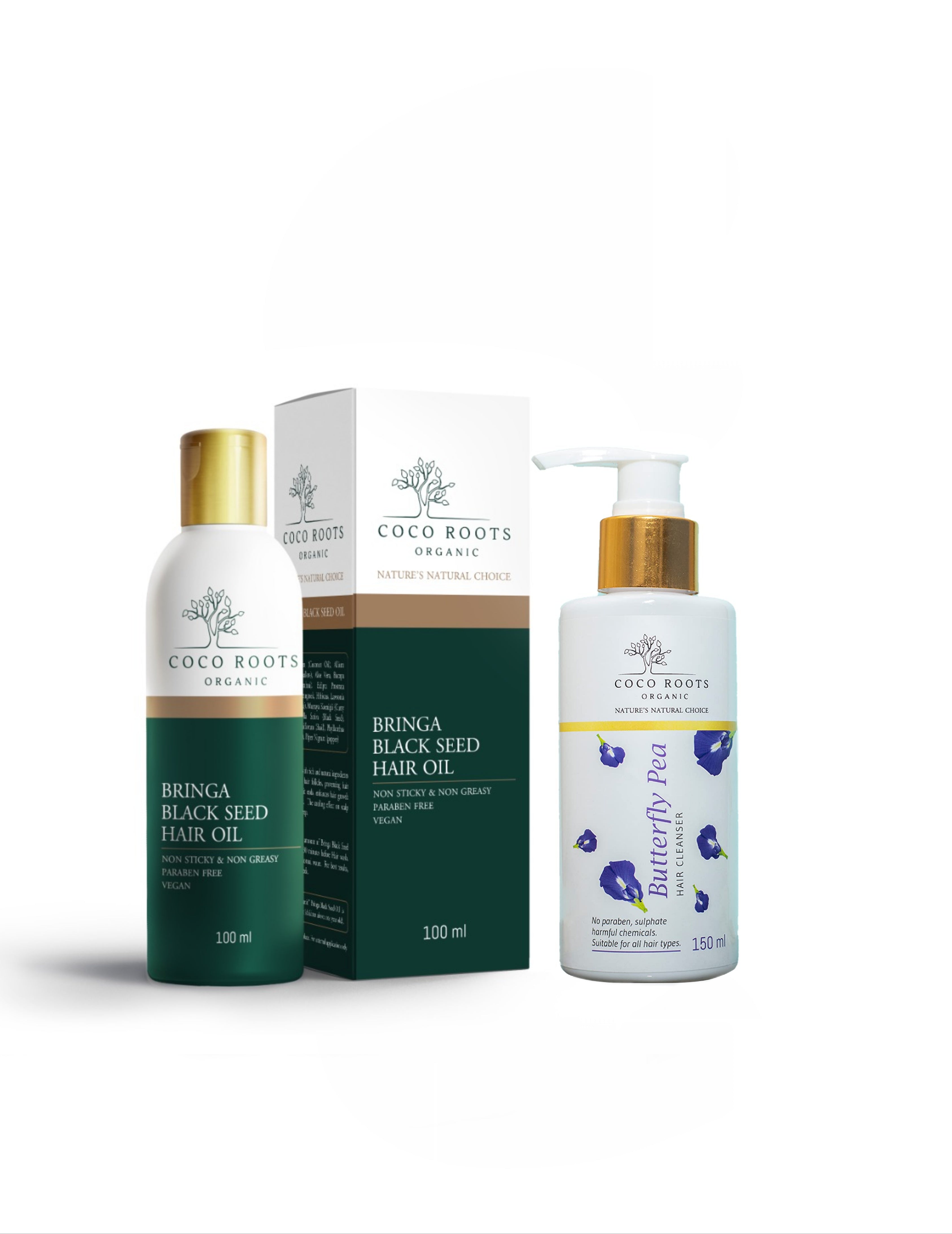 Bringa black seed oil+butterfly pea shampoo
